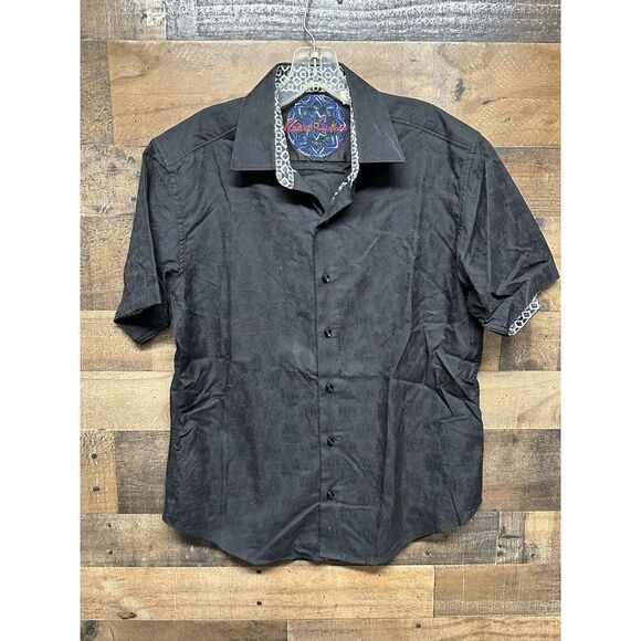 Robert Graham Men's Classic Fit Short Sleeve Button Up‎ Size Small - Picture 1 of 6